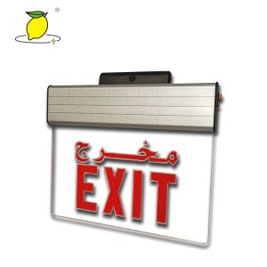 Cheap Rechargeable Led Exit Sing Lights Exit Sign Led Emergency Light for sale