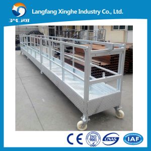 Cheap ce zlp suspended platform， glass cleaning cradle ，zlp gondola chimney for sale