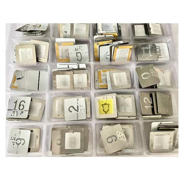 Customized Modern Design Square Elevator Button Faceplate for Clear and Easy
