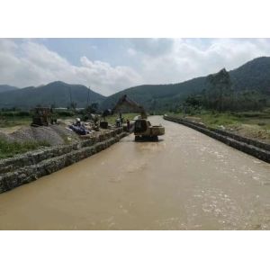 ISO9001 River Control 6X2X0.3m PVC Coated Gabion Box