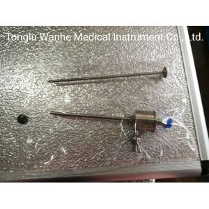 Cross-Type Retaining Thread Reuseable Abdominal Trocar 10.5mm For Precise And