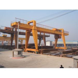 Double Beam Manual Travelling Gantry Crane / 120t - 32m - 22m /