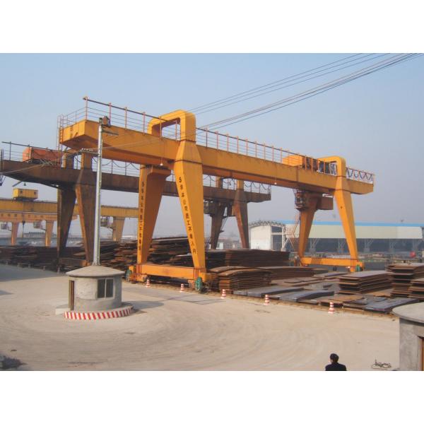 Quality Double Beam Manual Travelling Gantry Crane / 120t - 32m - 22m / wholesale