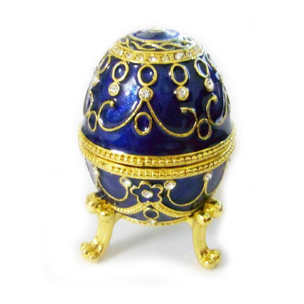 Faberge Easter Eggs Russian Royal Enamel Box Jewellery Box Holder Faberge Egg Box Style Decorative Enameled Trinket Box