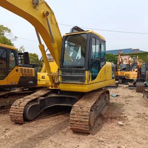 Used Komatsu PC160 Hydraulic Excavator 16 Ton Crawler Excavator with 0-2000