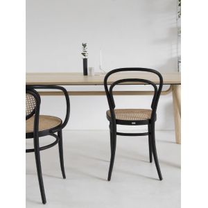 Round Back Vienna Café Ash Wishbone Chair 86cm Height Modern Furniture