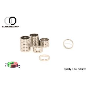 High Temp N42 Medical Grade Magnets Ring Shape Permanent Multifunctional