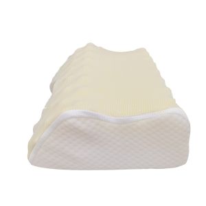 Anti Snoring Ergonomic Cut Memory Foam Pillow For Back Side Sleepers