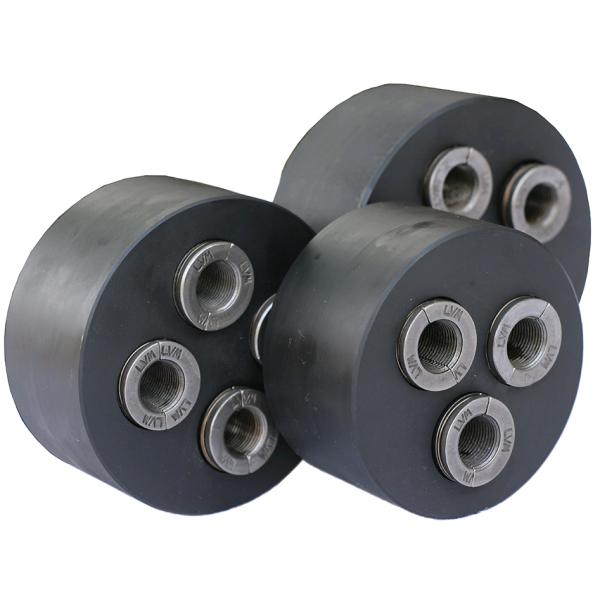 Flat Prestressed Post Tension Anchor Round Anchor Head For Concrete Building