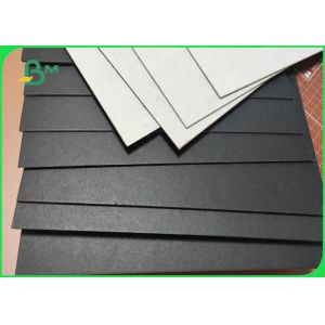Cheap Greyboard Black Color 1 - Side Thick Paper 2000mic Backing Material for sale