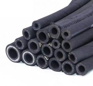 China 50m High Pressure Hydraulic Hose With One Or Two High Tensile Steel Wire Braids on sale
