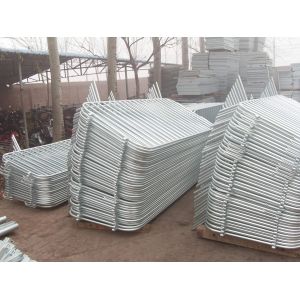 Crowd Control Barriers For Pedestrian, Removable Fence , Portable Fence