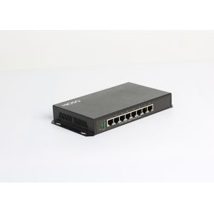 HiOSO CAT5 Cable 100M Smart POE Switch , 8 Port Network Switch 5W