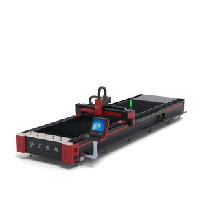 7000 KG Weight HIWIN Guiderail 18x18 50w CNC Fiber Laser Cutting Machine in