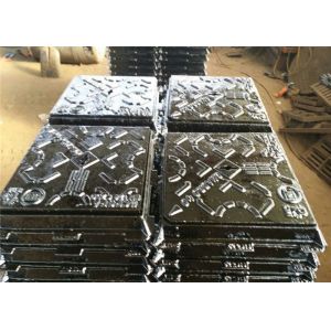 Cheap Double Seal Square Drain Cover Ductile Cast Iron EN124 D400 600X800 Mm for sale