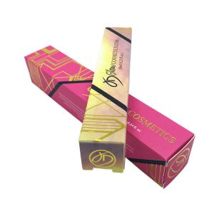 Buy cheap Matt Lamination Cosmetic Packaging Box Recycled Relief Pattern Lip Gloss from wholesalers