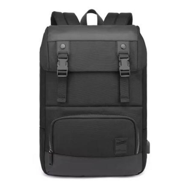 Quality Custom Oxford Simple Casual Business Bags Waterproof Laptop Backpack With Usb Charger wholesale