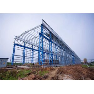 China Portal Frame Prefabricated Steel Structure Warehouse Fabrication Engineer Design on sale