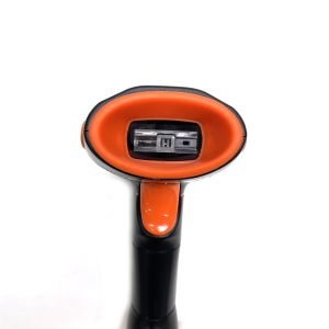 Orange Handheld Barcode Reader With Multi Language