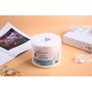 China Wholesale 100Pcs Dry and Wet Double Use Makeup Remover Towel Facial Cotton Tissues on sale