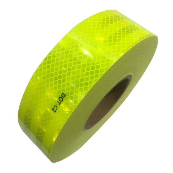 Waterproof Fluorescent Yellow Green DOT Tape for Heavy Duty Vehicles