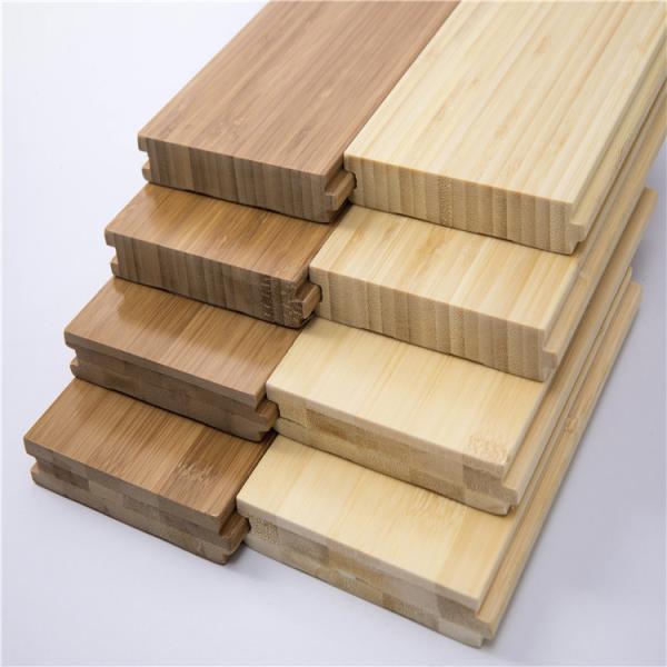 Indoor Solid Bamboo Flooring with Natural Carbonized Finish and 100% Pure Bamboo