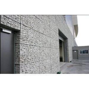 Professional Custom Gabion Wire Mesh , Silver Wire Cage Retaining Wall