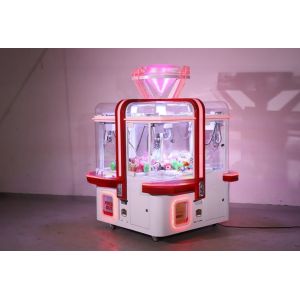 Indoor Arcade Grabber Machine Custom Claw Machine Metal Frame All Kinds Of Plugs