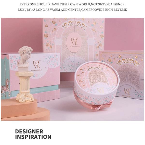 Birthday Candy Package Paper Box Gift Cardboard Box With Ribbon