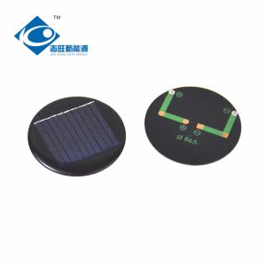 5V mini Epoxy Resin Solar Panel 0.4W ZW-R64.5 Lightweight Silicon Solar PV