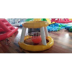 Cheap Funny Airtight Floating Basketball Game Inflatable Water Toys For Amusement Park for sale
