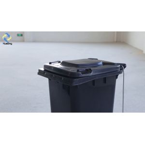 hdpe plastic bins 120l Plastic rectangular outdoor garbage cans with lids and