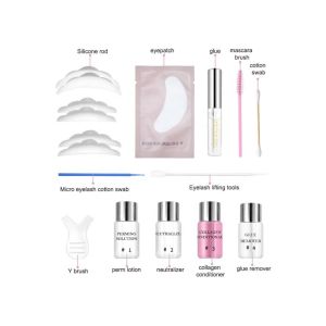 12*8*4.5cm Thioglycolic Acid Eyelash Lift Kit Customized Logo