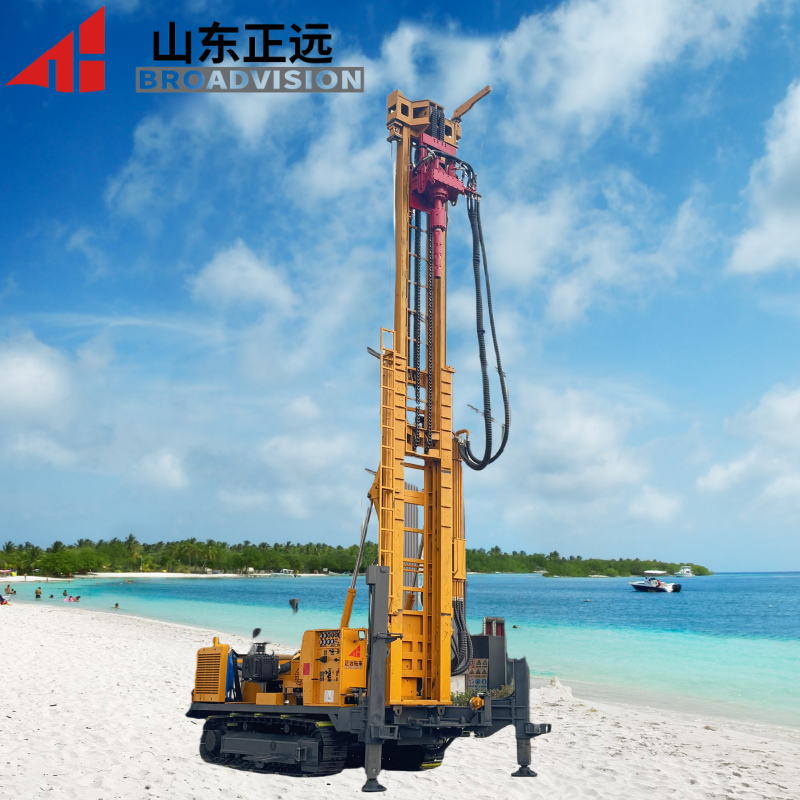 Uphill Drilling Crawler Water Well Drilling Rig with 26000/13000Nm Max Rotary