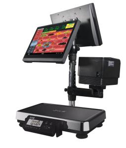 80mm Thermal Printer All-in-One Payment Terminal with 14.1 inch Dual Screen All in One