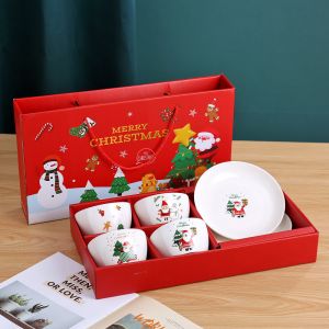 China Customizable Ceramic Home Decoration Tableware For Christmas Gift on sale