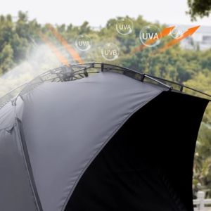 10 X 10 Ft Opening Quick Beach Tent Fully Automatic Folding Picnic Sunscreen 4-8