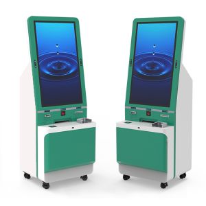 43 Inch Self Printing Kiosk Health Digital Display Touch Screen Kiosk With