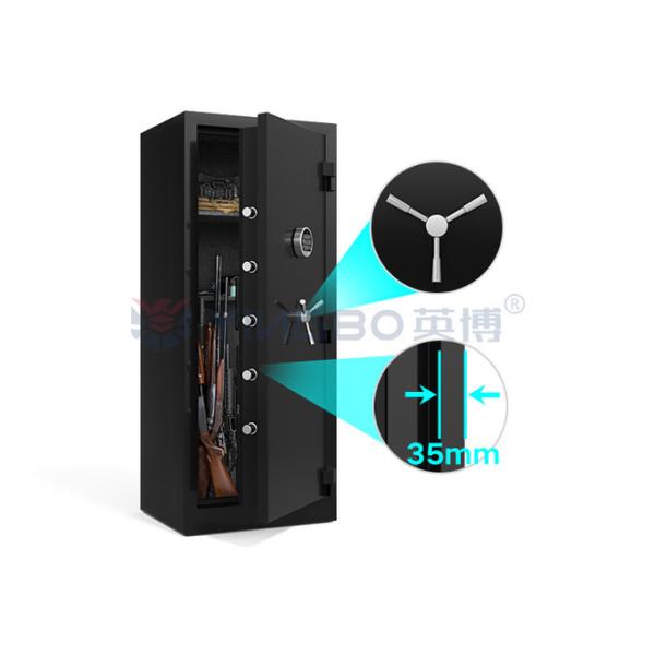 Firearm Protection Solid Steel Gun Safe Box For Secure Storage