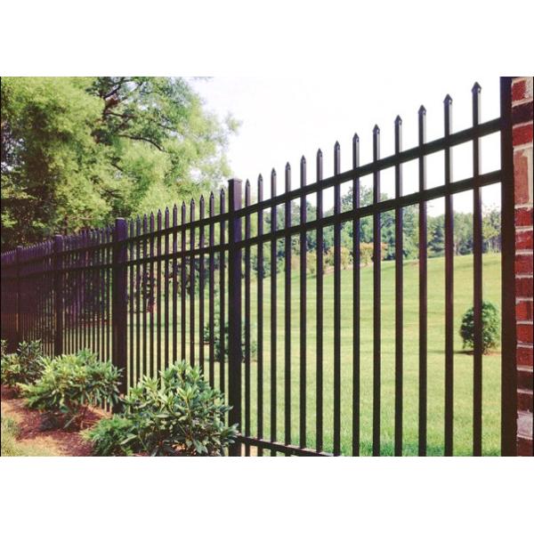 Quality Customized Construction Site Tubular Metal Fencing Galvanized High Security wholesale