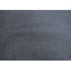 Black Stone Washed Woven Cotton Canvas Excellent Softness And Flexibility