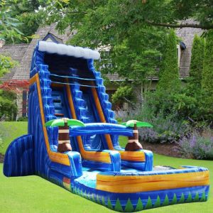 Cheap Outdoor Inflatable Water Slides for Fun and Adventure Allowable Passenger 10 for sale