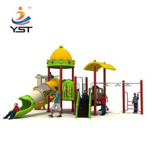 Sports Park 2.5cbm Kids Playground Slide With Wingset