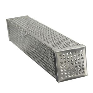 Perforated Smoking Pipe Grill Stainless Steel Square Perforated Mesh Smoking