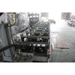 Big Span Roof Panel Roll Forming Machine With Curver And Seamer