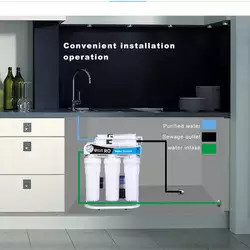 Alkaline 7000L Undersink Water Purifier 0.4-0.6mpa