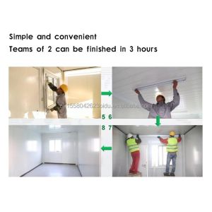 Folding Container 10ft Pop-up Mobile Home Trailer for Modern Tiny Custom Prefab