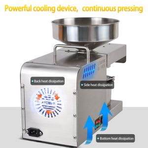 Coconut Peanut Industrial Oil Press Machine SS304 Home Use Automatic Mini