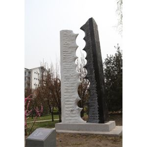 Marble Landscape sculptures in park