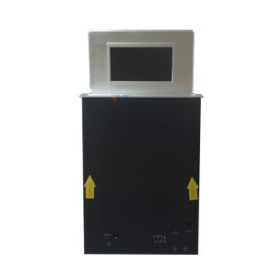 New design conference system lcd monitor lift mechanism with backside name